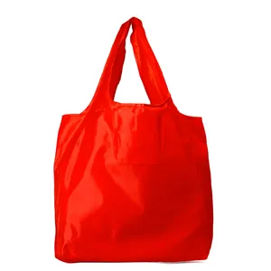 Borsa Shopper Pieghevole in RPET Ecologica, Borsa Promozionale Eco-Consapevole per Gadget - Product Image 4