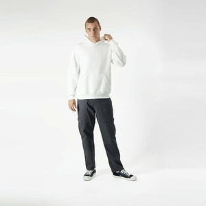 Sweat à capuche pour homme avec logo personnalisé, en molleton de haute qualité, 100% coton, thermique, manches régulières, couleur unie, grandes poches, hiver, ODM - Product Image 1