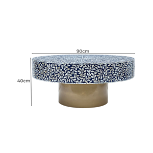 Meubles de salon haut de gamme à la mode Table basse en incrustation de nacre artistique avec options de vente en gros du Vietnam - Product Image 2