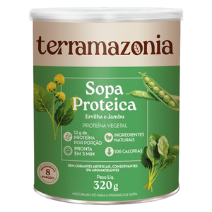 Sopa de Proteínas - Guisantes y Jambu, 2 g de Proteína por Porción, 106 Calorías, Lista en 3 Minutos, para Niños y Adultos - Product Image 1