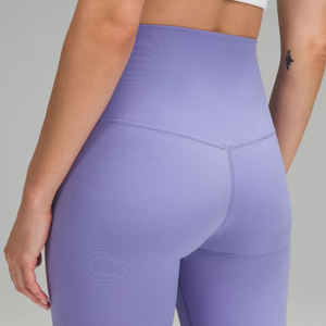 Ropa Deportiva Estampada para Mujer, Leggings de Cintura Alta hasta la Rodilla, Estilo Urbano, en Color Sólido, Top Ventas, para Entrenamiento y Running - Product Image 4