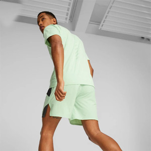 Short athlétique d'entraînement à séchage rapide pour hommes avec poches motif solide pour la course à pied décontractée Gym Basketball-Polyester et Spandex - Product Image 5