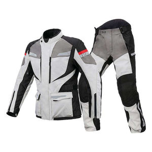Combinaison de course de moto deux pièces de haute qualité Logo personnalisé Vêtements d'extérieur Nouveau design en cuir PU Vêtements de moto et d'auto - Product Image 1