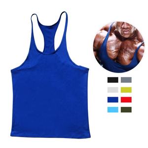 Camiseta sin mangas de gimnasio con logotipo Premium personalizado, camiseta sin mangas con tirantes musculares para entrenamiento, chaleco de culturismo para hombres, camisetas de gimnasio - Product Image 1