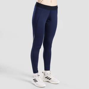 Leggings de sport taille haute (bleu) taille XXL, personnalisés, respirants, en Spandex/Nylon, pour une utilisation active - Product Image 3