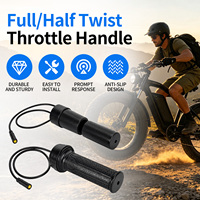 Poignée de guidon pour véhicule électrique, pour vélo/trottinette/tricycle, design étanche IPX7, contrôle de vitesse réglable