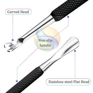 Empujador de Cutículas Profesional de Acero Inoxidable y Herramienta de Corte de Precisión, Removedor de Cutículas de Acero Inoxidable de Grado Profesional Premium - Product Image 6