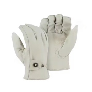 Goatskin Drivers Glove Guantes de conducción de hombre de alta calidad con logotipo personalizado 100% - Product Image 2