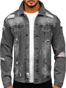 Heavyweight Cotton Denim <b>Jacket</b> Distressed Washed Jeans Outerwear Custom Branding Wholesale Supplier for Fashion Retail Stores - Product Image 1