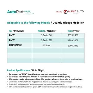 Pièces détachées compatibles Mitsubishi, poignée de pare-soleil pour Mitsubishi Eclipse - Noir - Product Image 2