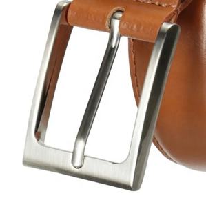 Ceinture en cuir de vache véritable vintage de luxe pour hommes avec boucle en alliage Taille unique - Product Image 2