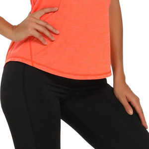 Super femmes hauts d'entraînement pour femmes Racerback débardeurs maille Yoga chemises athlétique course débardeurs sans manches vêtements de sport - Product Image 5