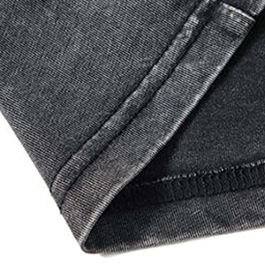 Haute qualité 100% coton Crew Fitness T-Shirt pour hommes lâche goutte épaule acide lavé conception séchage rapide o-cou lettre - Product Image 3