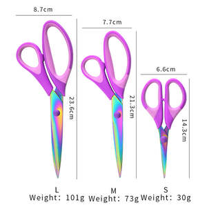 Ciseaux de traumatologie 6 & 7.5 pouces 15cm 18.5cm en acier inoxydable enduit de fluorure ciseaux de pansement de soins infirmiers et de premiers soins médicaux - Product Image 6