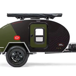 Camping Trailer Mini Teardrop Mini Caravan Travel Camper Camping Trailers With Shower à vendre en Europe USA avec livraison rapide - Product Image 1