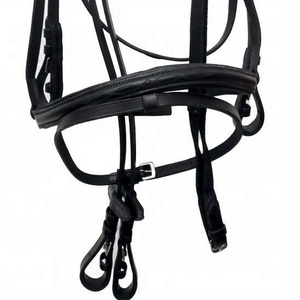 บังเหียนม้ากายวิภาคน้ำหนักเบาตกแต่งแฟนซีอุปกรณ์ขี่เบาะหนัง DD ที่ออกแบบโลโก้ได้ตามต้องการทนทาน - Product Image 3