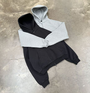 Survêtement à capuche pour hommes, tricoté, respirant, sweat-shirt et pantalon de jogging, vêtements de sport décontractés personnalisés, ensemble deux pièces OEM - Product Image 4