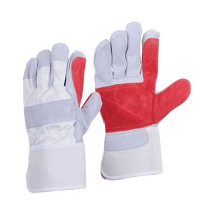 Guantes de trabajo de cuero de uso general OEM Guantes DE TRABAJO DE SEGURIDAD DE CUERO dividido Guantes de uso industrial Guantes de cuero de buena calidad - Product Image 1