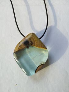 Top Résine Bois Pendentif Résine Époxy Résine Bijoux Idées Bois Bijoux Résine Mirha Collier Fabriqué en Inde Grossiste Collier - Product Image 3