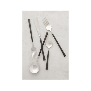 Juegos de Cubiertos de Acero Inoxidable de Diseño Moderno con Baño de Oro para Restaurante y Utensilios de Cocina - Product Image 2