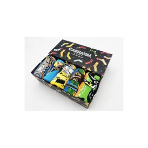 Unisex 5-Piece Art Set Breathable <b>Sock</b> <b>Box</b> with 5 Patterned Art Design for Daily Use - Product Image 4