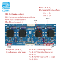 Meilleur choix 24V LED LCD écran Riser 50 pouces 75 pouces LCD TV rétro-éclairage affichage plaque à courant constant composants électroniques faibles