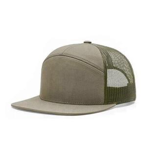 Venta al por mayor personalizado adulto 6 paneles de cuero parche Logo perfil bajo Richardson 112 malla Snap Back gorra de camionero sombrero - Product Image 5