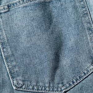 Pantalones cortos de mezclilla holgados lavados con ácido Vintage personalizados de alta calidad, ropa de calle de Color sólido, pantalones cortos de mezclilla Cargo para hombre - Product Image 5