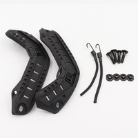 Adaptateur de casque de combat tactique Support de rails latéraux avec accessoires de vis de montage de lanière