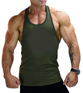 Camiseta Deportiva Personalizada con Logotipo al por Mayor para Hombre, Camiseta sin Mangas de Secado Rápido para Fitness, Running, Ciclismo al Aire Libre - Product Image 1