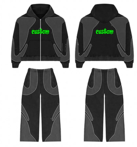 Nueva Sudadera con capucha, logotipos personalizados, sudadera con estampado de soplo personalizado de alta calidad, sudadera con lavado ácido de 420gsm para hombre, sudaderas con capucha impresas personalizadas - Product Image 1