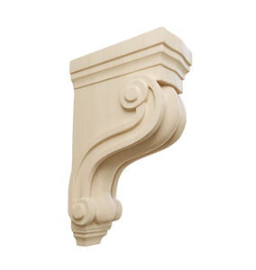 Soportes de Madera Rústicos Clásicos de Estilo Europeo Moderno de Mediados de Siglo, Decoración para Edificios de Hoteles y Villas GRG, Duraderos, Ecológicos y Fáciles de Instalar - Product Image 4