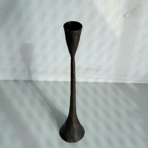 Juego de Portavelas Decorativos Navideños de Hierro Fundido, Portavelas Cónicos para Mesa de Comedor, Candelabros de Metal, Decoración Rústica, Diseño Moderno - Product Image 3