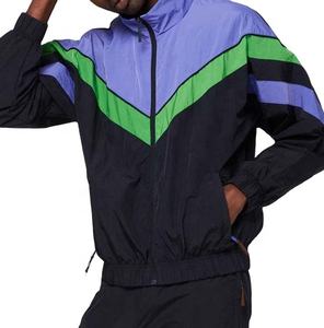 Cortavientos deportivo de alta calidad, ropa para exteriores, chaqueta transpirable con cremallera, impermeable, a prueba de viento, tela tejida, Color de retazos - Product Image 3