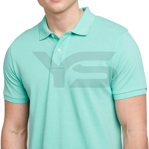 Polos ligeros de alta calidad para hombre en talla grande, precio al por mayor, diseño personalizable compatible - Product Image 3