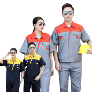CUSTOM DESIGN style sets worksuits men workwear clothing factory <b>worker</b> safety <b>jacket</b>/trouser auto mechanic FMF uniform OEM/ODM - Product Image 1