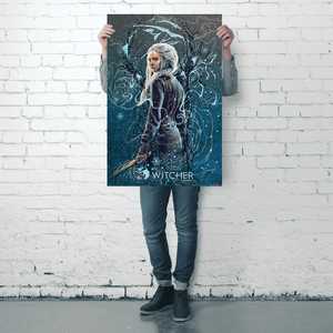โปสเตอร์ทีวี The Witcher สไตล์โมเดิร์น ภาพซีรีจาก Netflix สำหรับติดผนัง - Product Image 2