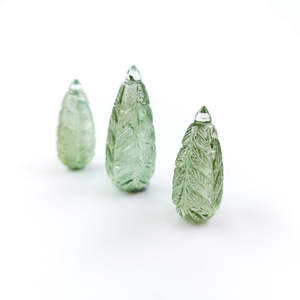 Ametista Verde Natural de Alta Calidad 98.75ct, Tallado Fantasía en Formas Variadas: Cuadrado, Rectángulo, Cojín, Pera, Diamante IGI - Product Image 1