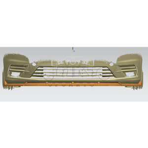 Lèvre de pare-chocs avant de voiture Haosheng, aspect carbone plastique, 3 pièces, lèvre avant pour Volkswagen <span class=keywords><strong>Caddy</strong></span> 2K MK4 Facelift, voiture 2015 - 2021 - Product Image 3