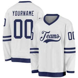 Jersey de Hockey sobre Hielo para Hombre de Alta Calidad, Servicio OEM, Color Personalizado, Logotipo, Impresión por Sublimación, Bordado Internacional, Nombre del Equipo - Product Image 5