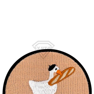 ผ้าปักลายดอกไม้ผ้ากำมะหยี่สำหรับเย็บติดผ้ากำมะหยี่งานปักสไตล์ใหม่ออกแบบได้ตามต้องการ - Product Image 2