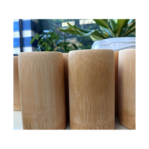 Vintage Petit Tube de bambou naturel résistant à la chaleur isolé Liqueur Thé Café Boisson Tasse - Product Image 1