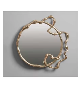 Miroirs muraux décoratifs modernes et élégants encadrés en métal conçus uniques pour le mariage Meilleur prix en vente - Product Image 4