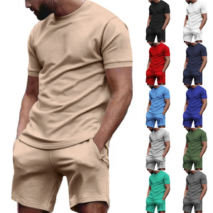 Ensembles courts personnalisés pour hommes Ensemble deux pièces d'été décontracté Costumes assortis pour hommes Chemises et shorts Ensembles pour hommes Gym 2025 OEM - Product Image 1