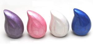 Beautiful Purple Handmade Metal Urn with Teardrop Design European Style Indian Manufacturer <b>Funeral</b> <b>Supplies</b> at Wholesale Price - Product Image 3