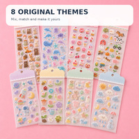 Autocollants créatifs en feutre et peluche pour enfants, patchs de récompense animaux, autocollants personnalisés en plastique souple pour scrapbooking