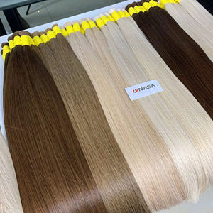 Extensions de cheveux vietnamiens en vrac au prix de gros Double noyade 100 grammes Couleurs foncées 8 pouces - Product Image 1