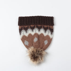 หมวกบีนนี่ถักผ้าแจ็คการ์ดใส่ได้ทั้งชายและหญิงสำหรับฤดูหนาวออกแบบโลโก้ใหม่ - Product Image 5