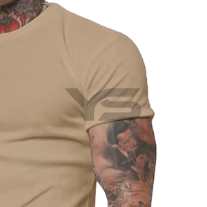 T-shirt d'entraînement unisexe pour hommes T-shirt de sport unisexe en tissu uni à séchage rapide 100% coton avec impression de logo personnalisé - Product Image 4