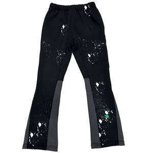 กางเกงกีฬาฟิตเนสกีฬาใส่สบายสำหรับผู้ชายกางเกงผ้าแคนวาสมีลายปักโลโก้ - Product Image 1